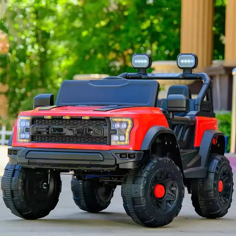 Factory-Sale Rechargeable Electric Car Toy for Babies Kids 12V Off-Road Four-Wheel Remote Control Electric Car for Children — image 5