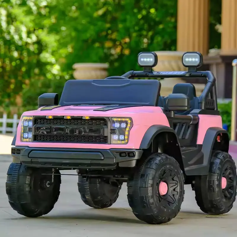Factory-Sale Rechargeable Electric Car Toy for Babies Kids 12V Off-Road Four-Wheel Remote Control Electric Car for Children — image 6