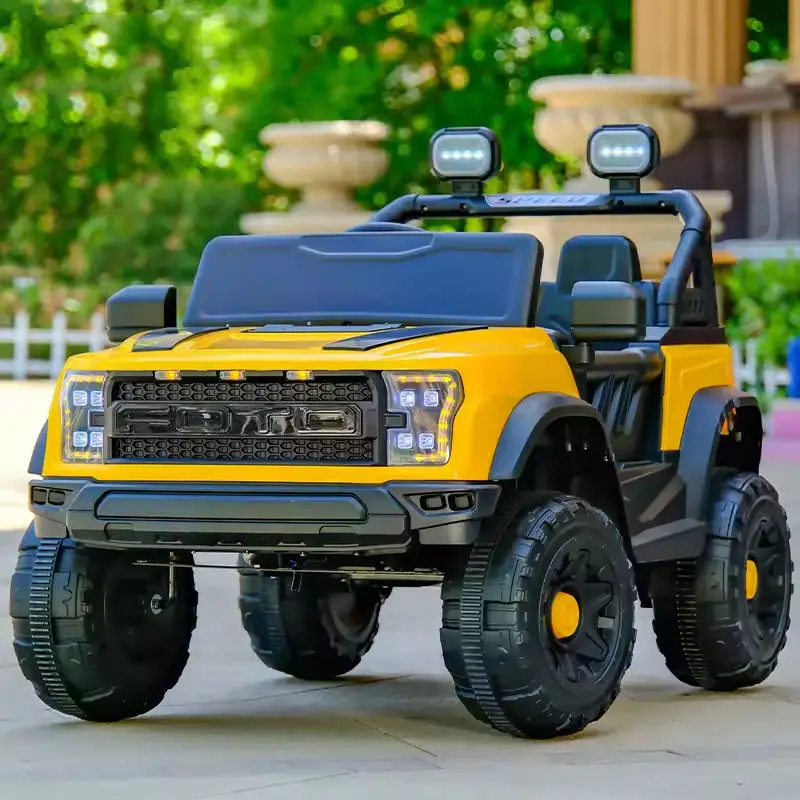 Factory-Sale Rechargeable Electric Car Toy for Babies Kids 12V Off-Road Four-Wheel Remote Control Electric Car for Children — image 7