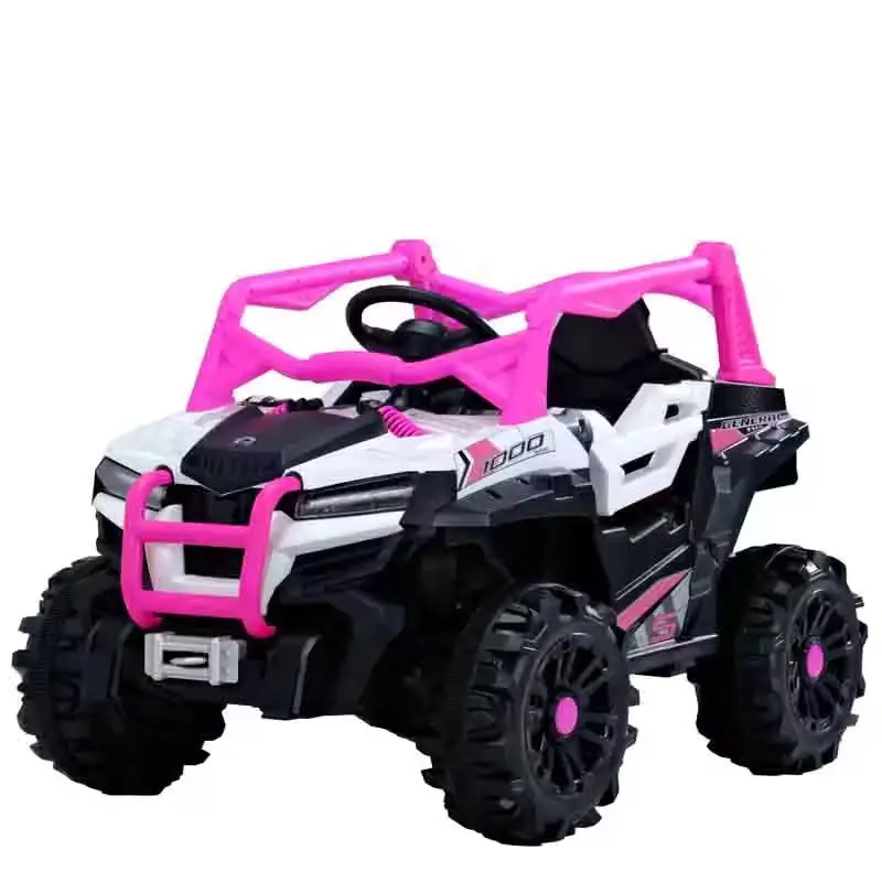 Children's Four-Wheel Off-road Electric Vehicle 12V Electric Car Kids Plastic Remote Control Toy Cars for Kids to Drive — image 5