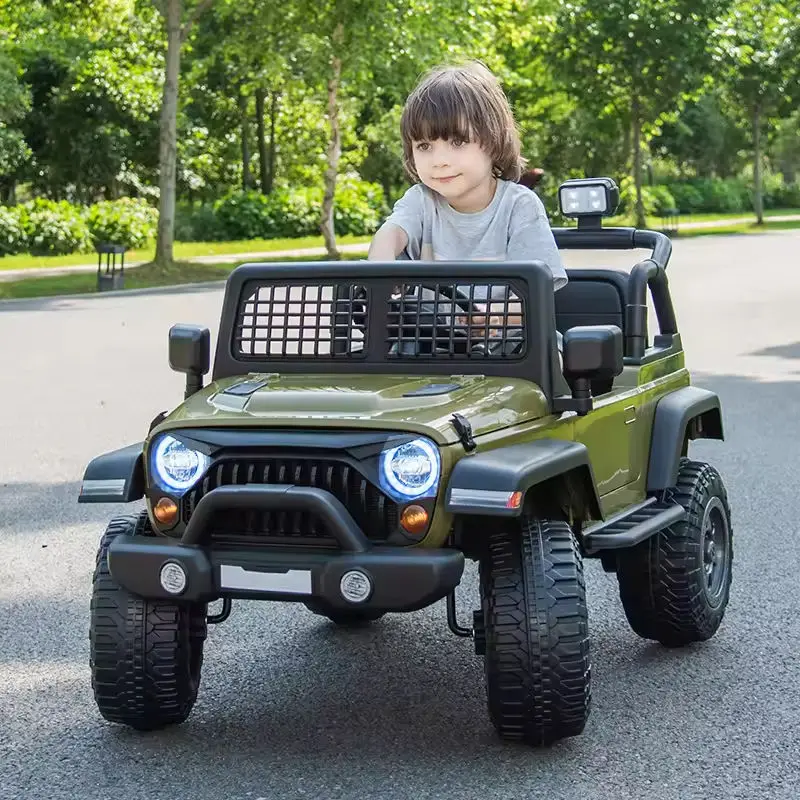 2 Seater Off-road Children's Electric Vehicle/kids Electric Car 4 Wheels Remote Control Powerful Ride on Car for 1-6 Years Old — image 3