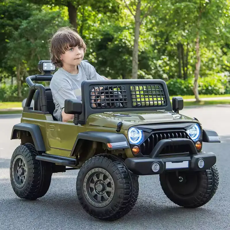 2 Seater Off-road Children's Electric Vehicle/kids Electric Car 4 Wheels Remote Control Powerful Ride on Car for 1-6 Years Old — image 5
