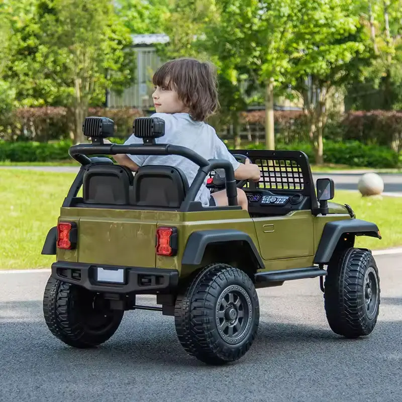 2 Seater Off-road Children's Electric Vehicle/kids Electric Car 4 Wheels Remote Control Powerful Ride on Car for 1-6 Years Old — image 6