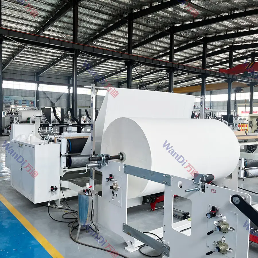 Semi-Automatic China Small Business Tissue Toilet Paper Making Machine Jumbo Roll Toilet Paper Rewinding Machine — image 3