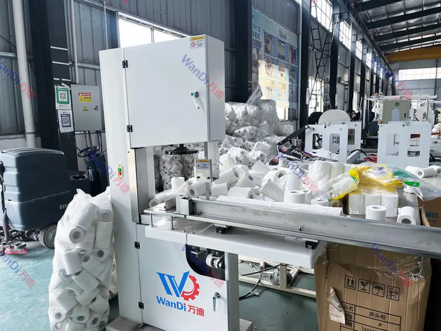 Semi-Automatic China Small Business Tissue Toilet Paper Making Machine Jumbo Roll Toilet Paper Rewinding Machine — image 4