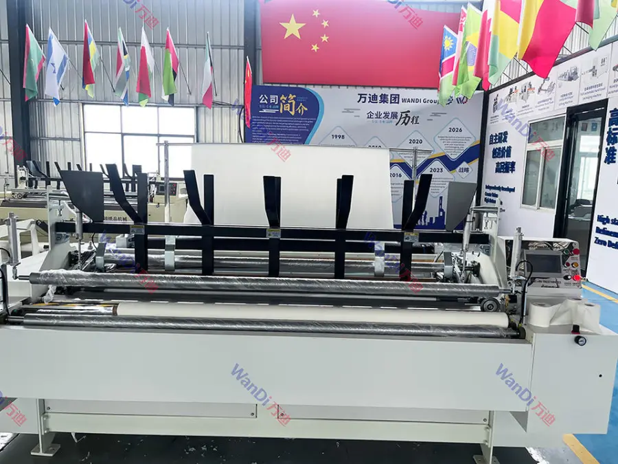 Semi-Automatic China Small Business Tissue Toilet Paper Making Machine Jumbo Roll Toilet Paper Rewinding Machine — image 6