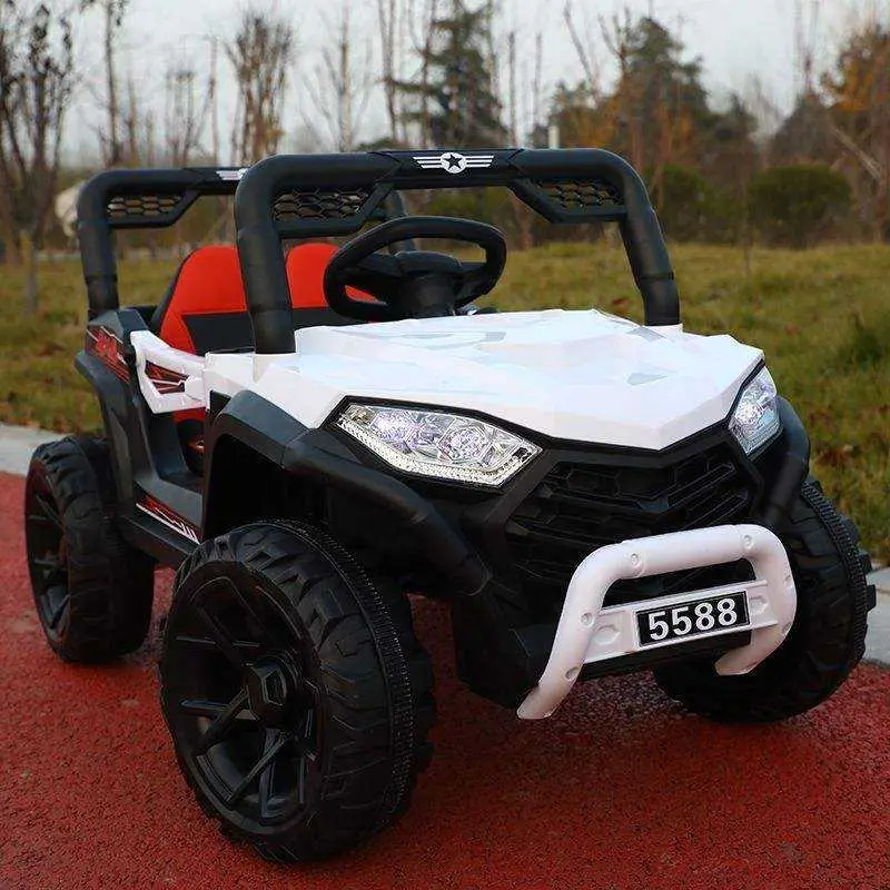 Children's Electric Car Off-Road Four-Wheel Sit-On Four-Wheel Drive Stroller Baby Toy Car Boy New Model — image 2
