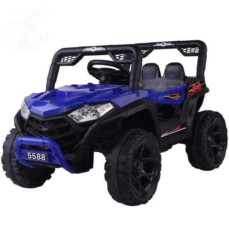 Children's Electric Car Off-Road Four-Wheel Sit-On Four-Wheel Drive Stroller Baby Toy Car Boy New Model — image 3