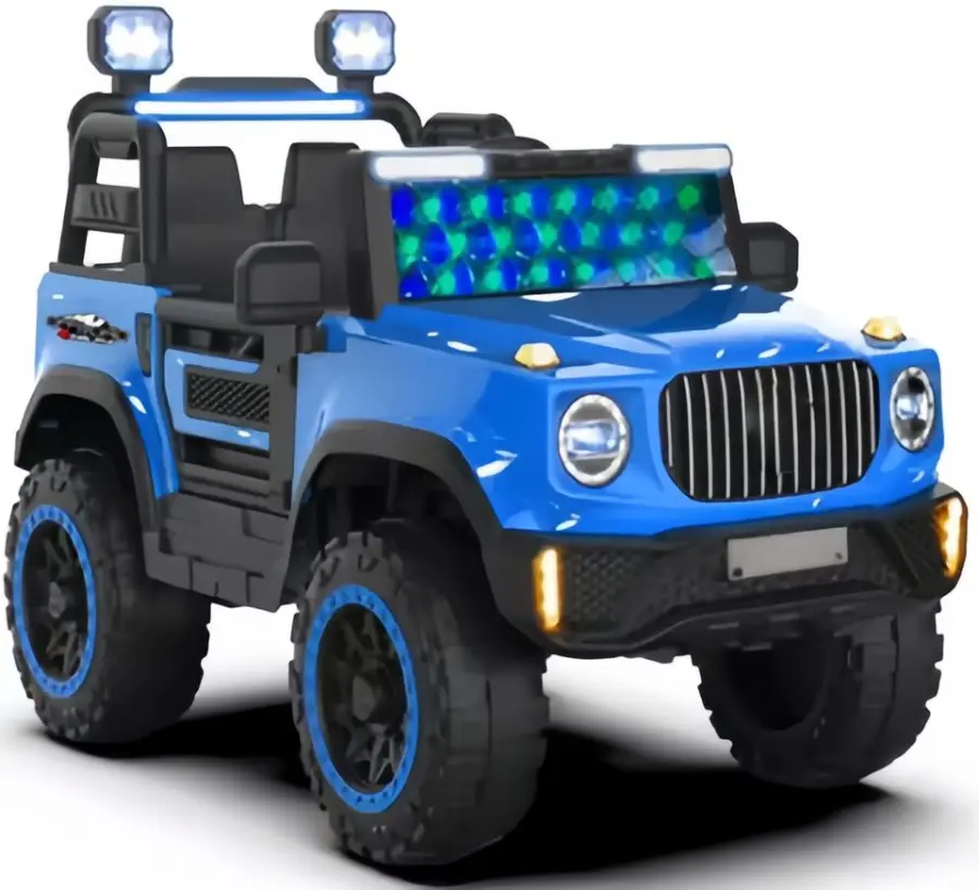2-4 Years Kids Car Ride on ATV with Rechargeable 12V Battery and Remote Control Plastic Material Leather Seat EVA Wheels — view 2