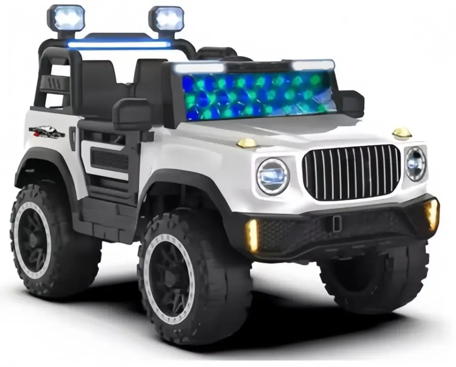 2-4 Years Kids Car Ride on ATV with Rechargeable 12V Battery and Remote Control Plastic Material Leather Seat EVA Wheels — view 3