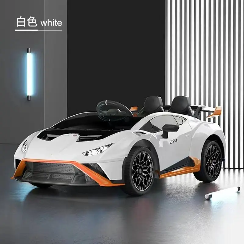 2025 Unisex Children's Electric Ride-on Car New Four-Wheel Remote Control Battery Power Rechargeable Plastic Ride-on Car-Kids' — image 4