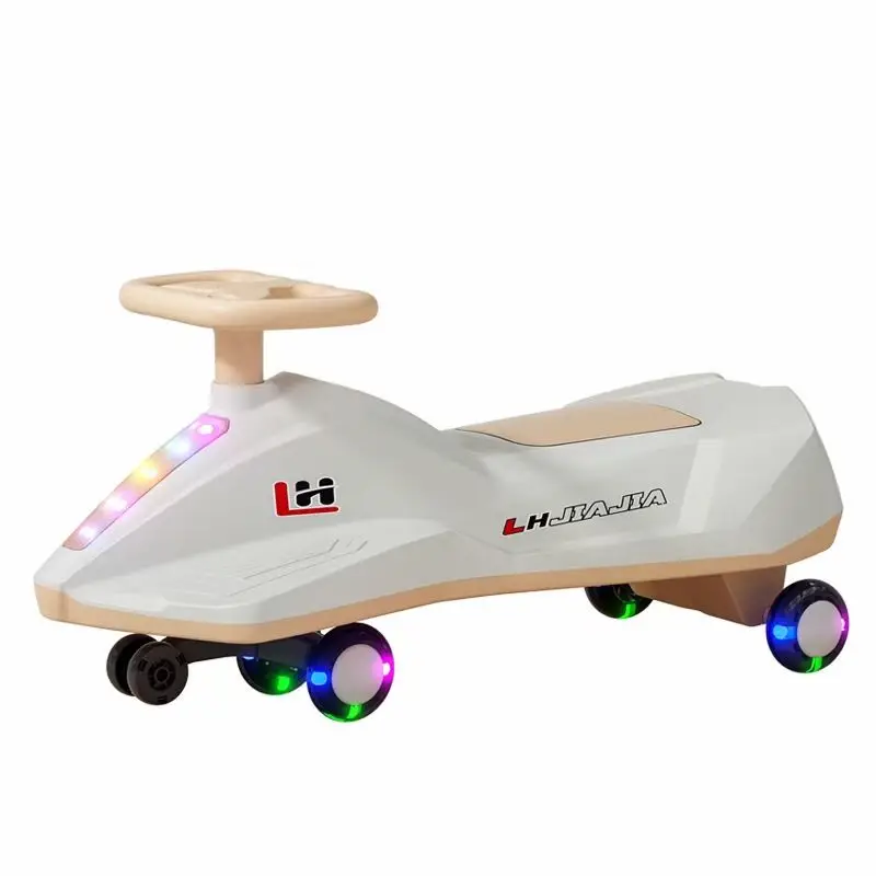 Wholesale Price Kids' Magic Swing Car Toy with Light Children's Phane Driving Twist Car — image 2