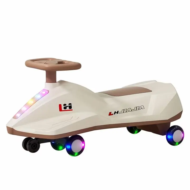 Wholesale Price Kids' Magic Swing Car Toy with Light Children's Phane Driving Twist Car — image 3
