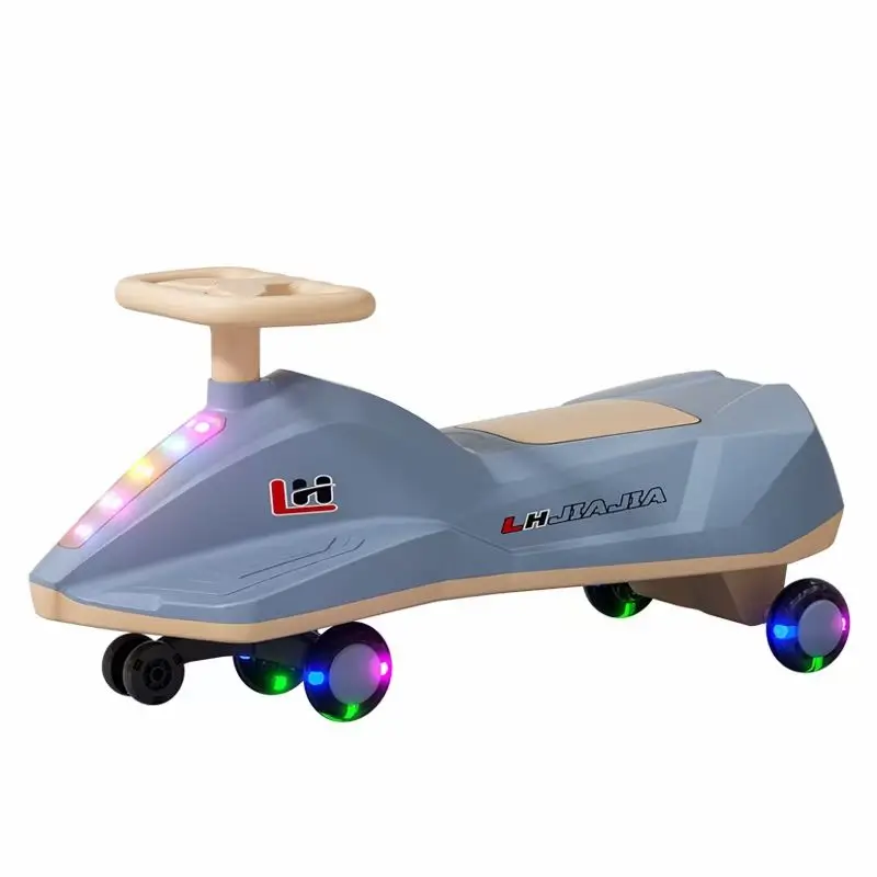 Wholesale Price Kids' Magic Swing Car Toy with Light Children's Phane Driving Twist Car — image 4