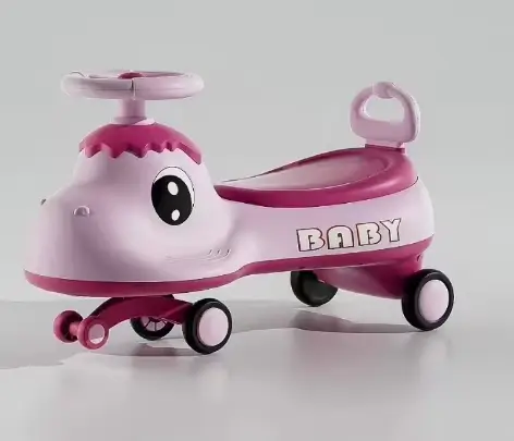 OEM Wholesale Kids Ride-on Swing Twist Car Colorful 1-6 Years Old Children's Toy Scooter for Play — image 2