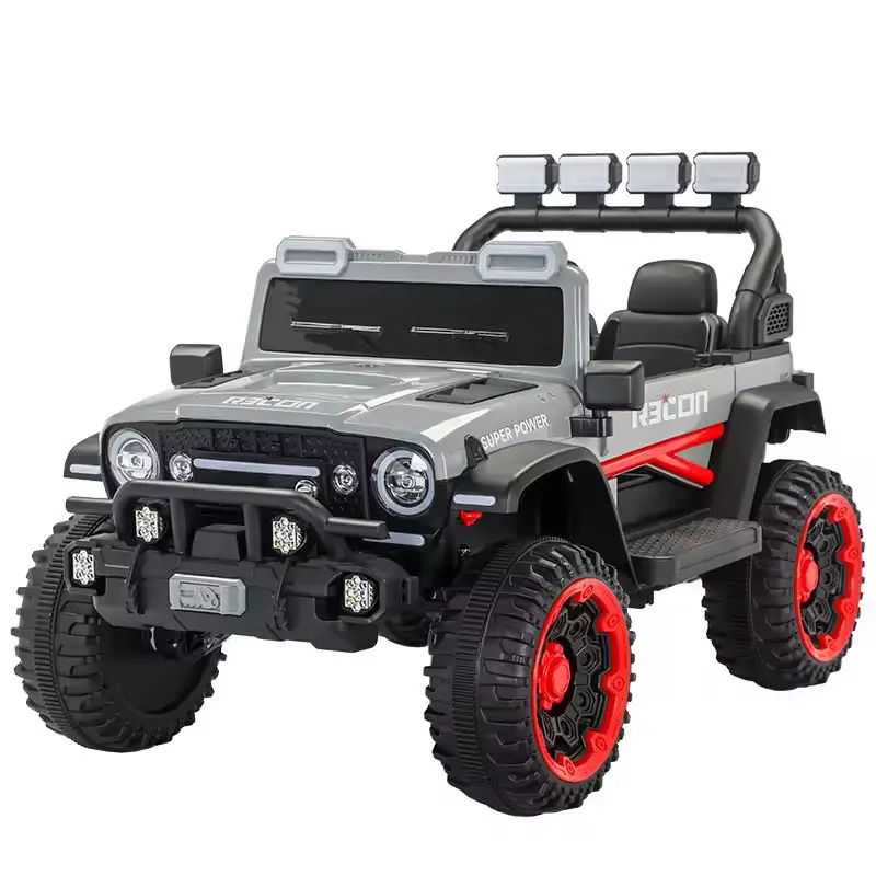 High Quality 12V Four Wheels Off Road Vehicle Child Kids Battery Powered Car 2 Seats Electric Ride-on Cars With Remote Control — image 2