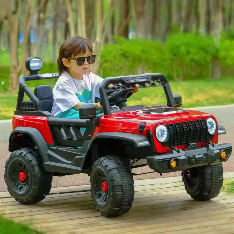 Unisex 12-Volt Kids Electric Car Sport Ride-On Car 4X4 4-Wheel Plastic Battery-Powered Toy Cars With Parental Remote Control — image 3