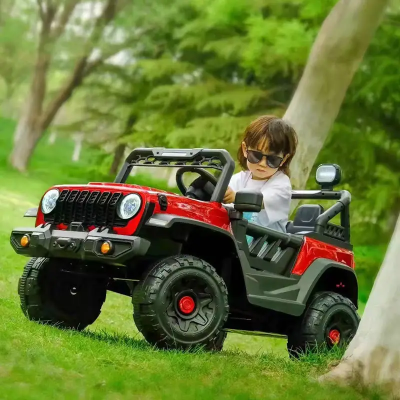 Unisex 12-Volt Kids Electric Car Sport Ride-On Car 4X4 4-Wheel Plastic Battery-Powered Toy Cars With Parental Remote Control — image 4