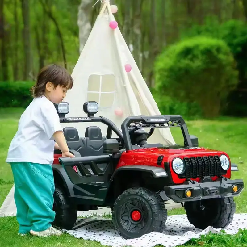 Unisex 12-Volt Kids Electric Car Sport Ride-On Car 4X4 4-Wheel Plastic Battery-Powered Toy Cars With Parental Remote Control — image 5