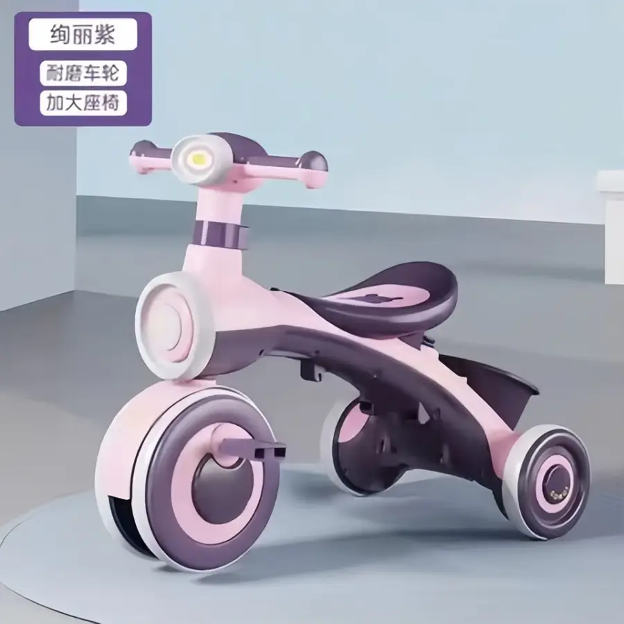 Four-Wheel Plastic Slide Car Universal Wheel Push Twist Toy for Kids 1-3 Years New Yo-Yo Toy — image 3