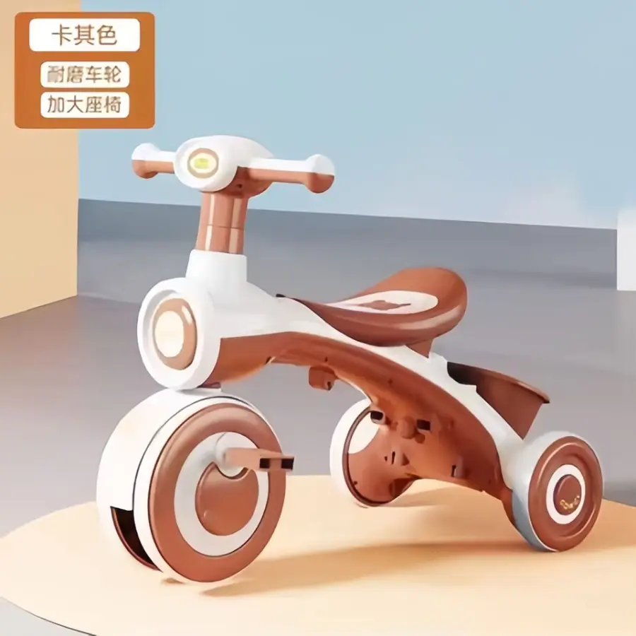 Four-Wheel Plastic Slide Car Universal Wheel Push Twist Toy for Kids 1-3 Years New Yo-Yo Toy — image 4