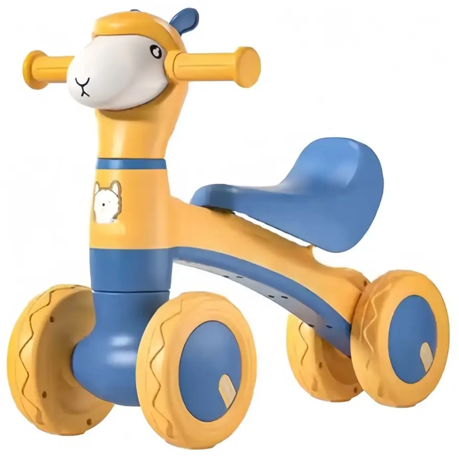 Outdoor No Pedals 1-6 Years Old Toddler Foot Scooter Kids 4 Wheels Ride-On Cars Toys Children Sliding Baby Balance Bike — image 3
