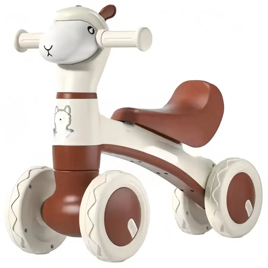 Outdoor No Pedals 1-6 Years Old Toddler Foot Scooter Kids 4 Wheels Ride-On Cars Toys Children Sliding Baby Balance Bike — image 4