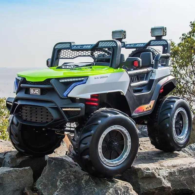 Children's Electric Cars Adults Can Ride Four-Wheel Drive Off-Road Vehicles Baby Remote Control Electric Toy Cars for Kids — image 4