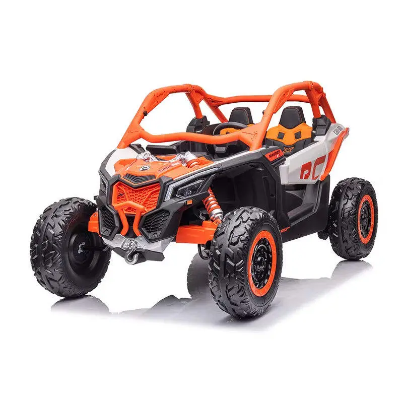 Powerwheels 24V Electric Ride-On Car for Kids Unisex 4x4 Big UTV Off Road Double Motor Plastic Outdoor Toy Vehicle — image 3