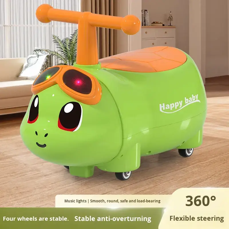 New Children's Balance Bike 1-4 Year Old Four Wheel Balance Bike Male and Female Baby Gliding Walker Riding Bike — image 4