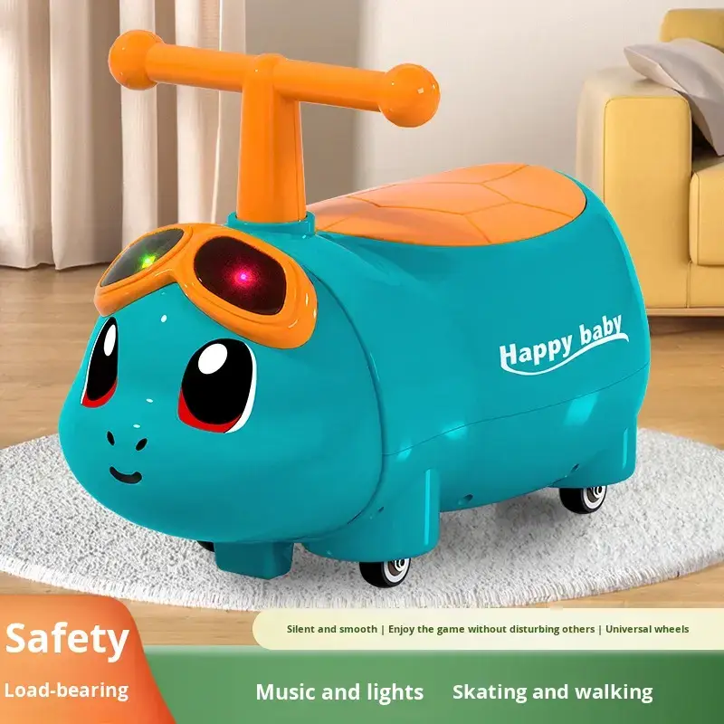 New Children's Balance Bike 1-4 Year Old Four Wheel Balance Bike Male and Female Baby Gliding Walker Riding Bike — image 5