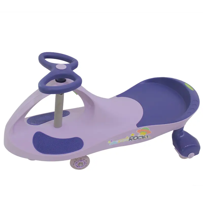 2022 New Arrivals Buy Best Selling Plastic Body Children Home Toys Walker Wiggle Land Ride on Car Happy Swing Car Scooter — image 4