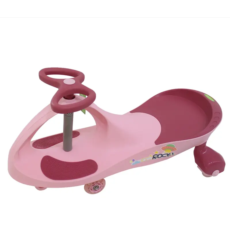 2022 New Arrivals Buy Best Selling Plastic Body Children Home Toys Walker Wiggle Land Ride on Car Happy Swing Car Scooter — image 5