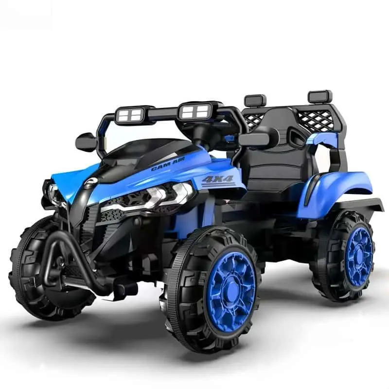 New Children's Electric Super Large Car Four-wheel Off-road Four-wheel Drive Can Sit Adult Baby Electric Stroller — image 3