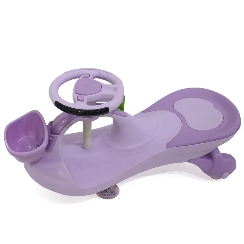 2022 New Arrivals Buy Best Selling Plastic Body Children Home Toys Walker Wiggle Land Ride on Car Happy Swing Car Scooter — image 7