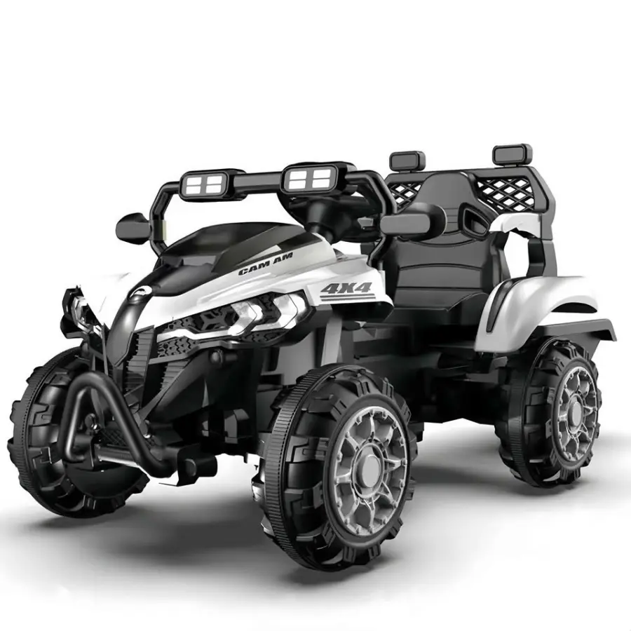 New Children's Electric Super Large Car Four-wheel Off-road Four-wheel Drive Can Sit Adult Baby Electric Stroller — image 4