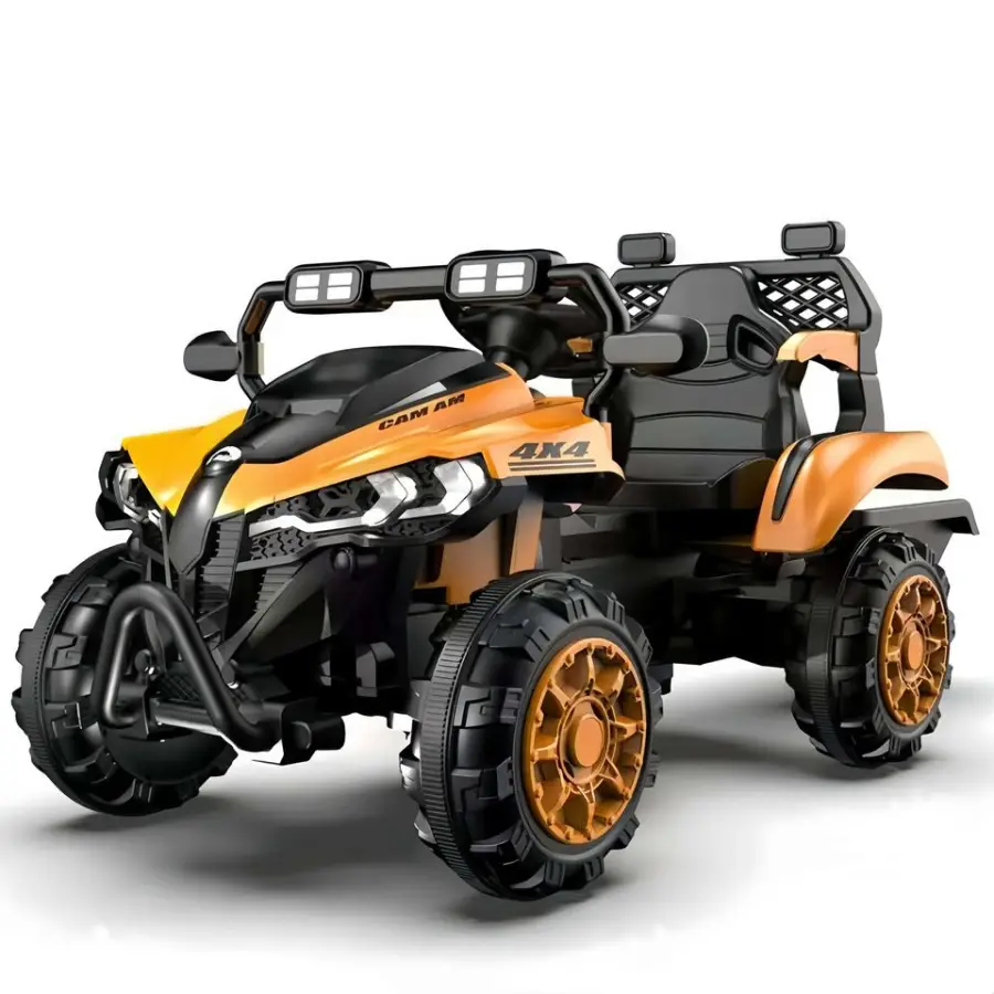 New Children's Electric Super Large Car Four-wheel Off-road Four-wheel Drive Can Sit Adult Baby Electric Stroller — image 5