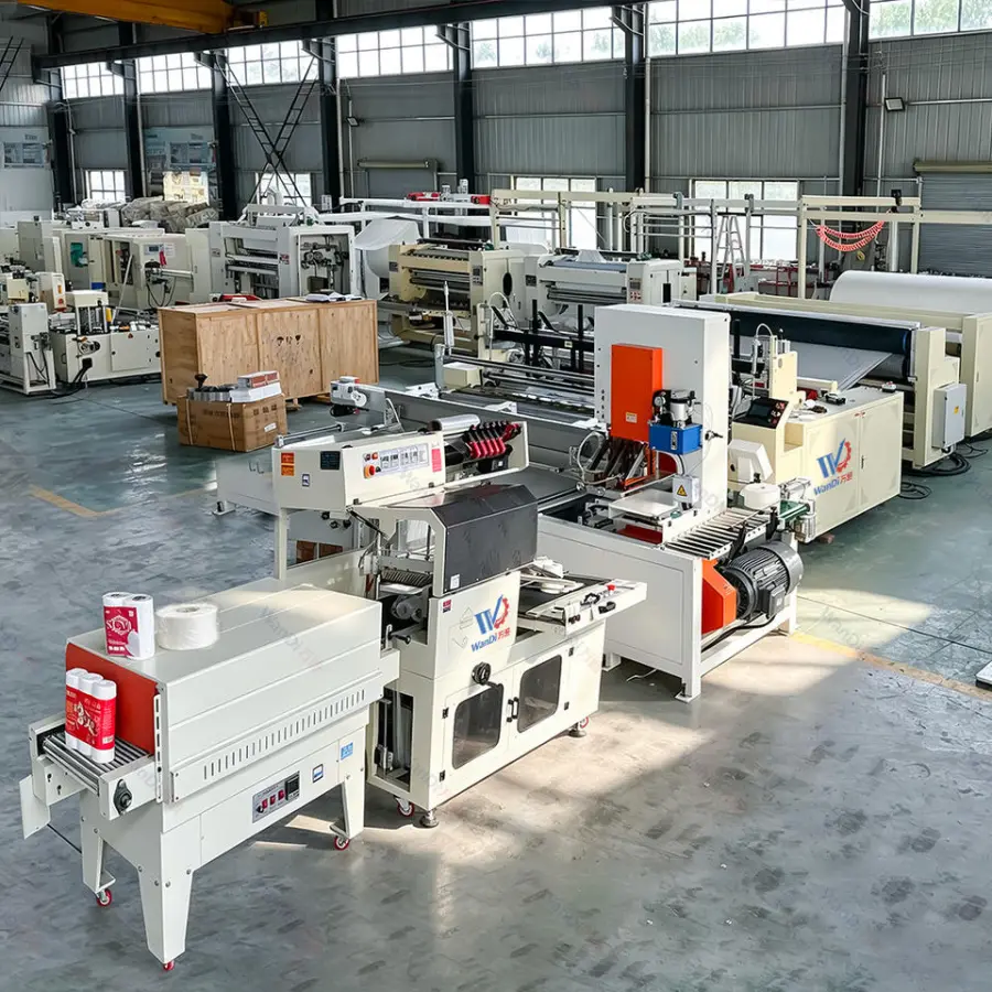 High Quality Full Set Automatic Toilet Tissue Paper Making Machine Automatic Toilet Roll Packaging Line — image 3