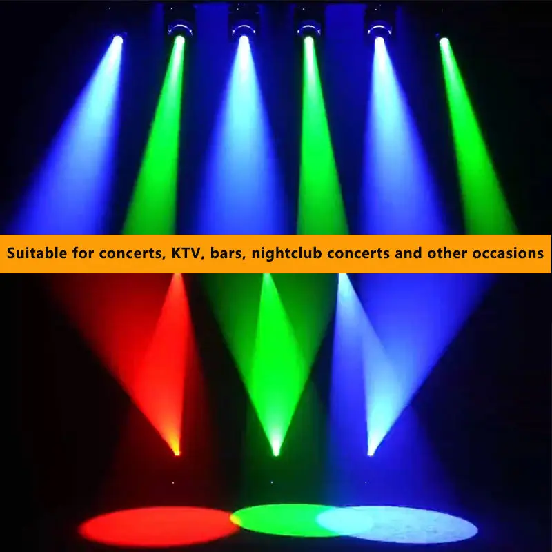 AOPU 200W BSW LED Moving Head Light with Prism Rotation Beam Light Beam Moving Head Light for Nightclub DJ Disco Party — image 7
