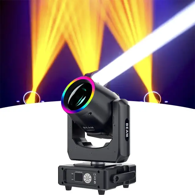 AOPU Mini 230w Beam Moving Head Light Equipment Professional Stage Lights for Wedding Dj Disco — view 1