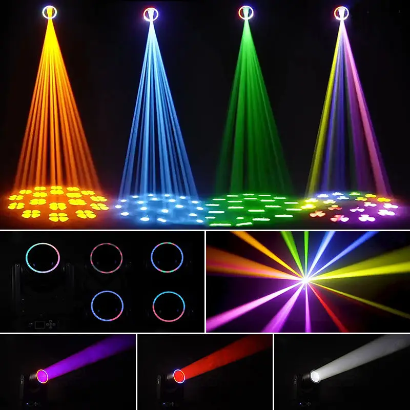 AOPU 150W LED Beam Moving Head Light With Strip 14 Patterns Sharpy Light Moving Head 150w for DJ Disco Club Party — image 6