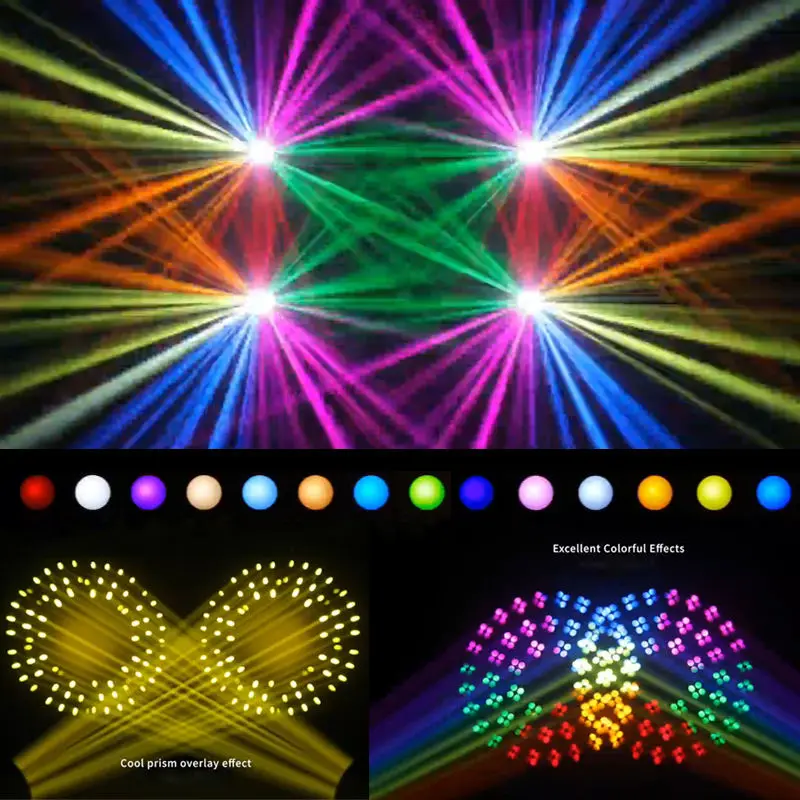 AOPU 450W 8+16+24 Prisms Moving Head Beam Light with Atomization Effect Beam Light Beam Moving Head Light for Concert Pa — view 6