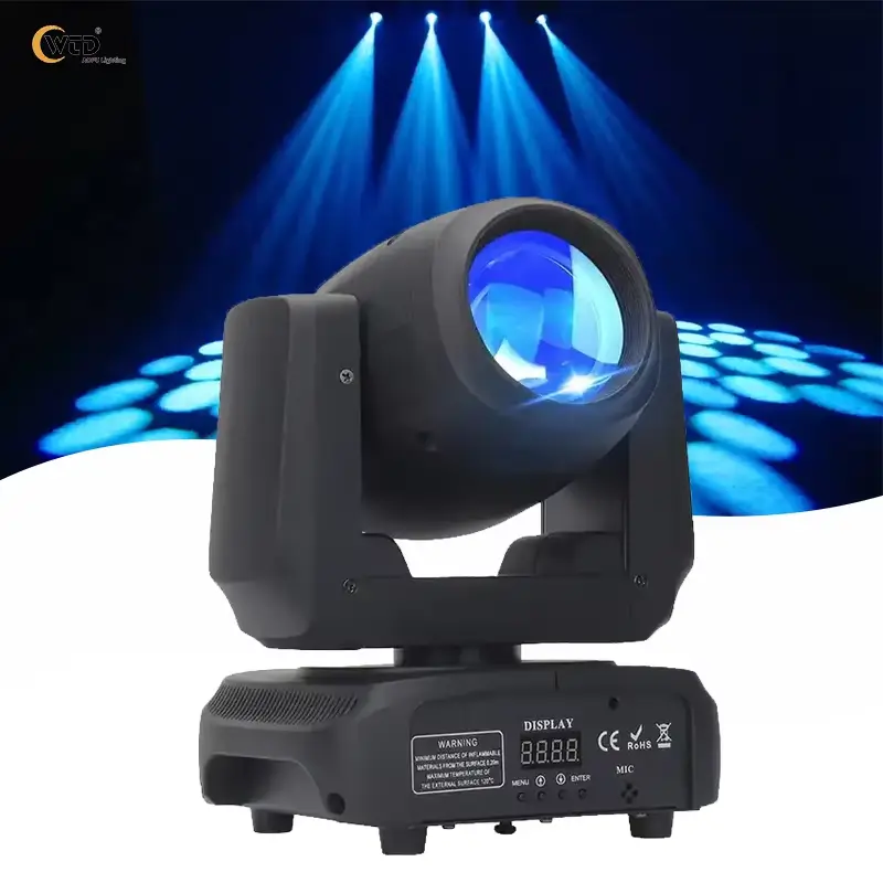 AOPU Wholesale Mini Led 100W Moving Head Beam Stage Light for DJ Disco Concert DMX Controller DMX512 — view 1