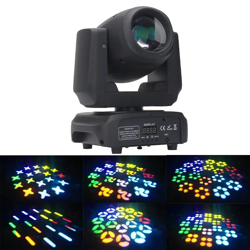 AOPU Wholesale Mini Led 100W Moving Head Beam Stage Light for DJ Disco Concert DMX Controller DMX512 — image 3