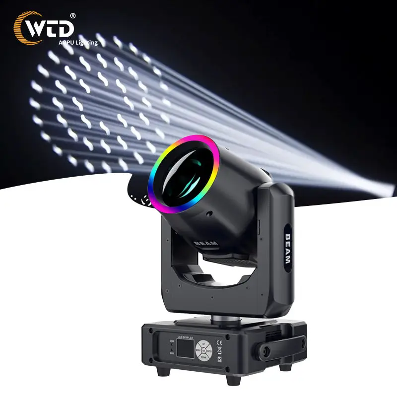 AOPU 230W Moving Head Beam Light Beam Movinghead Light for Luces DJ LED Stage Light With Led Strip — view 1