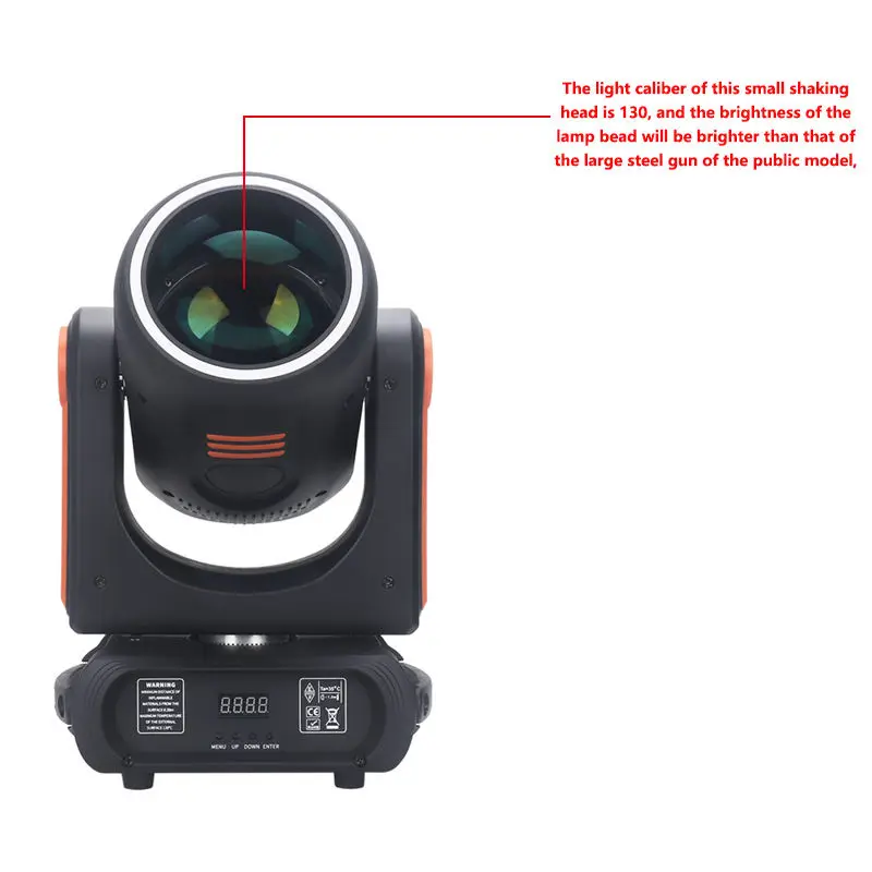 AOPU 100W Mini Moving Head Light Beam Moving Head Gobo Light for Staeg Concert — image 5