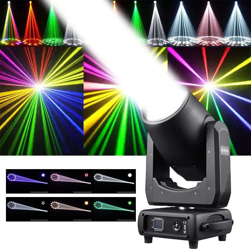 AOPU MSD 380W Party Activity Stage Lights Moving Head Beam Light with Gobo Projection for Concert — view 1
