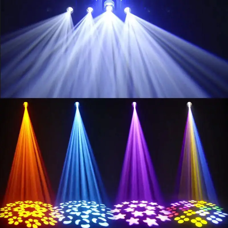 AOPU 120W 8 Patterns Sharpy Beam Stage Lights Moving Head Beam Light Mini Moving Head Light for Disco Opera — image 6