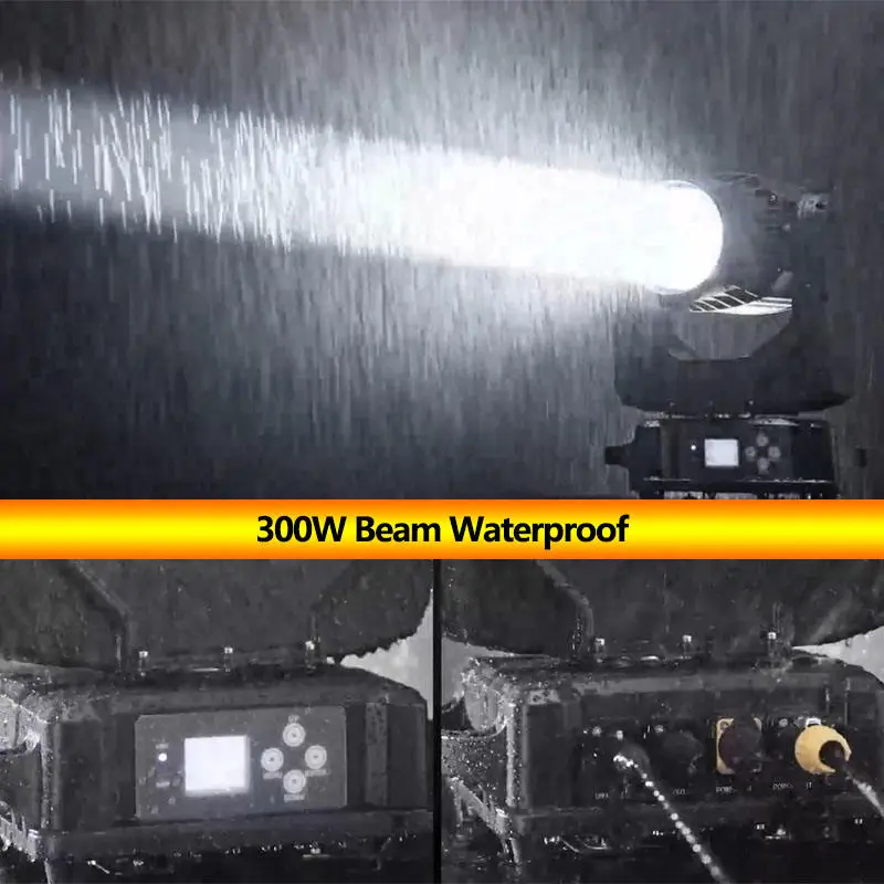 AOPU IP66 300W LED Moving Head Light Stage Waterproof Moving Head Light Wholesale LED Beam 300W Moving Head Light for Concert — image 5