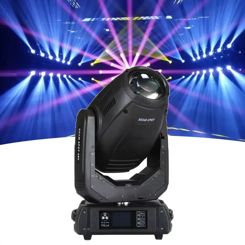 AOPU 10R 3In1 Beam 280w Stage Lights Moving Head Light Sharpy Gobo Beam Pattern Light for Concert Christmas — image 5